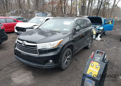 2016 Toyota Highlander Xle V6 из США, поврежденный, VIN 5TDJKRFH3GS279953